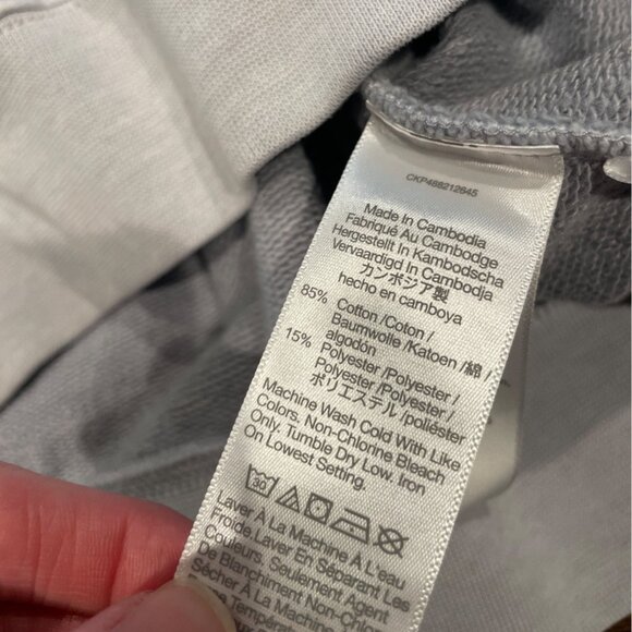 Madewell Men's Sz XS McCarren Midweight Crewneck Sweatshirt Blue Gray NK077 - Picture 12 of 13